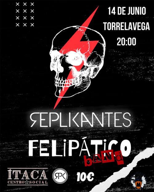 Concierto Replikantes + Felipático Band