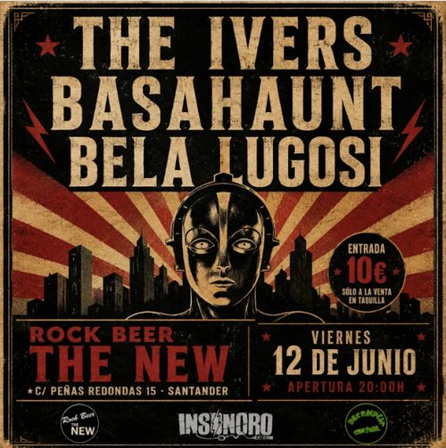 Bela Lugosi + Basahaunt + The Ivers