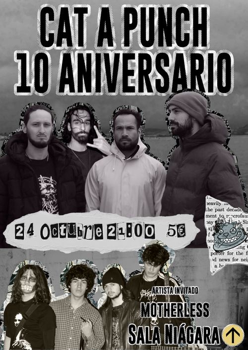X Aniversario de Cat A Punch + Motherless